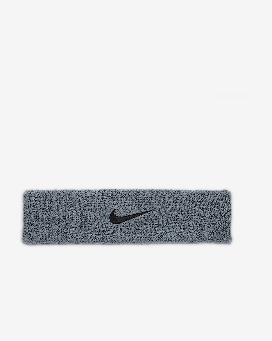 Nike Swoosh Classic 头带（1 条） - 冷灰/黑