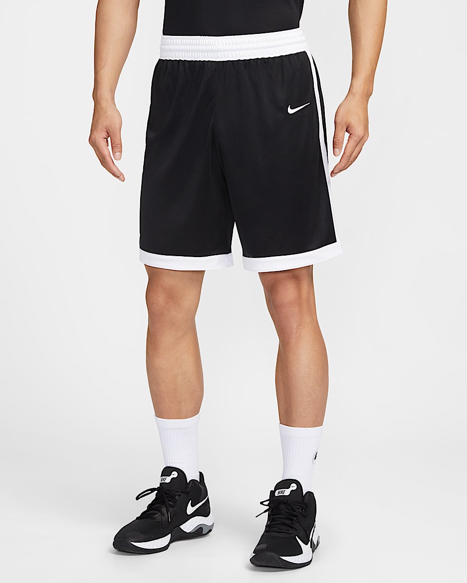 Nike Dri-FIT Stock Crossover 男子速干短裤 - 黑