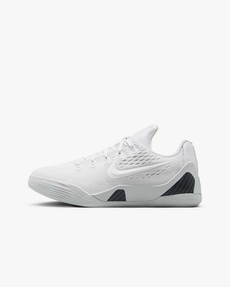 Kobe IX 科比大童实战篮球鞋 - 白色/白色/白色