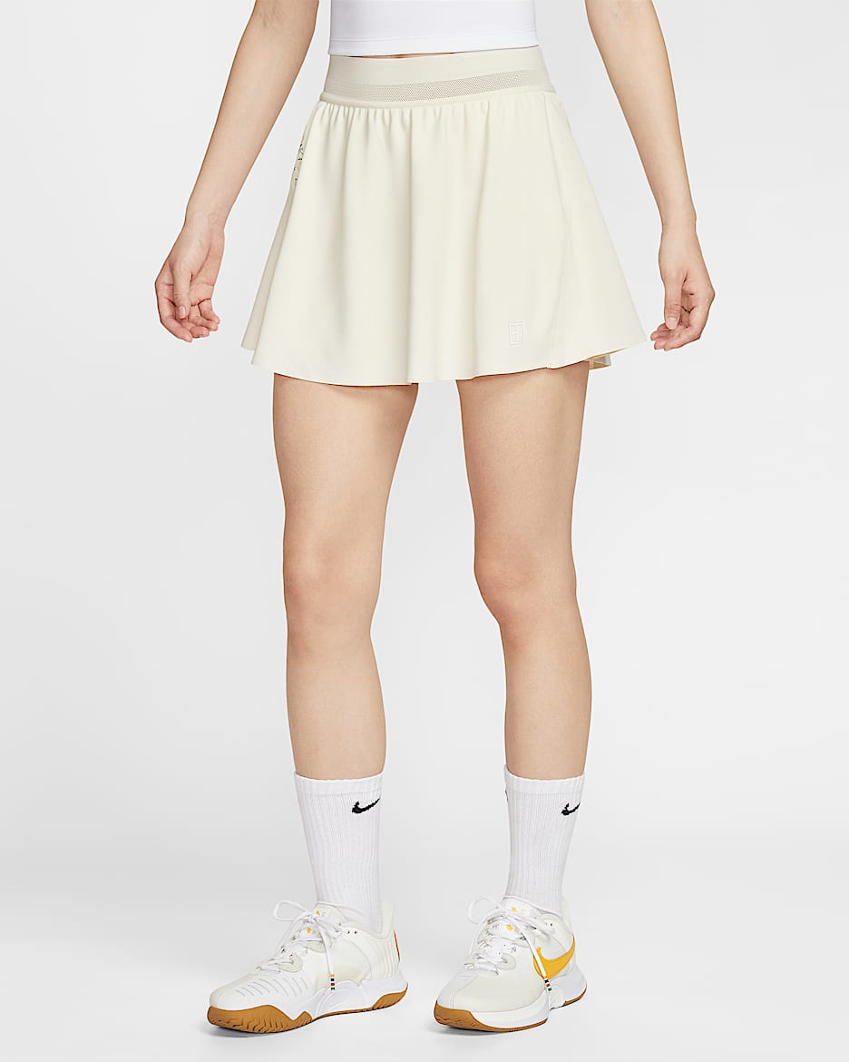 NikeCourt Ace Dri-FIT 女子速干网球半身裙 - 珍珠灰