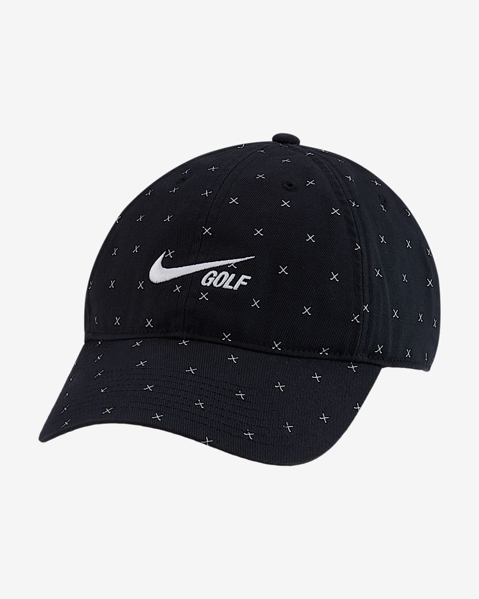 Nike Heritage86 Washed 高尔夫运动帽 - 黑/白色