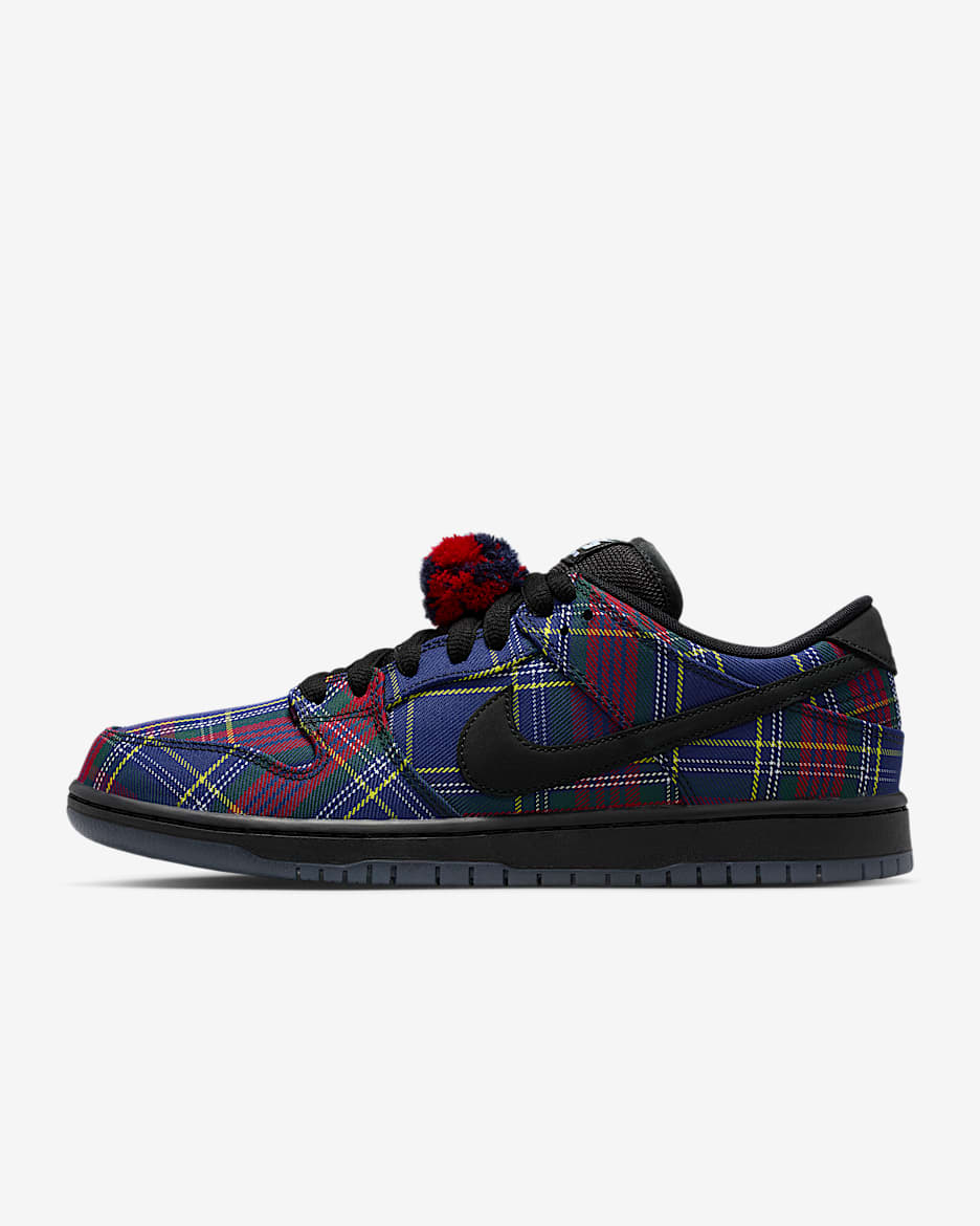 Nike SB Dunk Low Pro 男子滑板鞋 - 大学红/冲击黄/深宝蓝/黑
