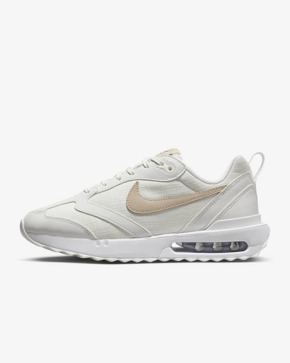 Nike Air Max Dawn 女子运动鞋老爹鞋 - 帆白/山峰白/白色/沙堆白