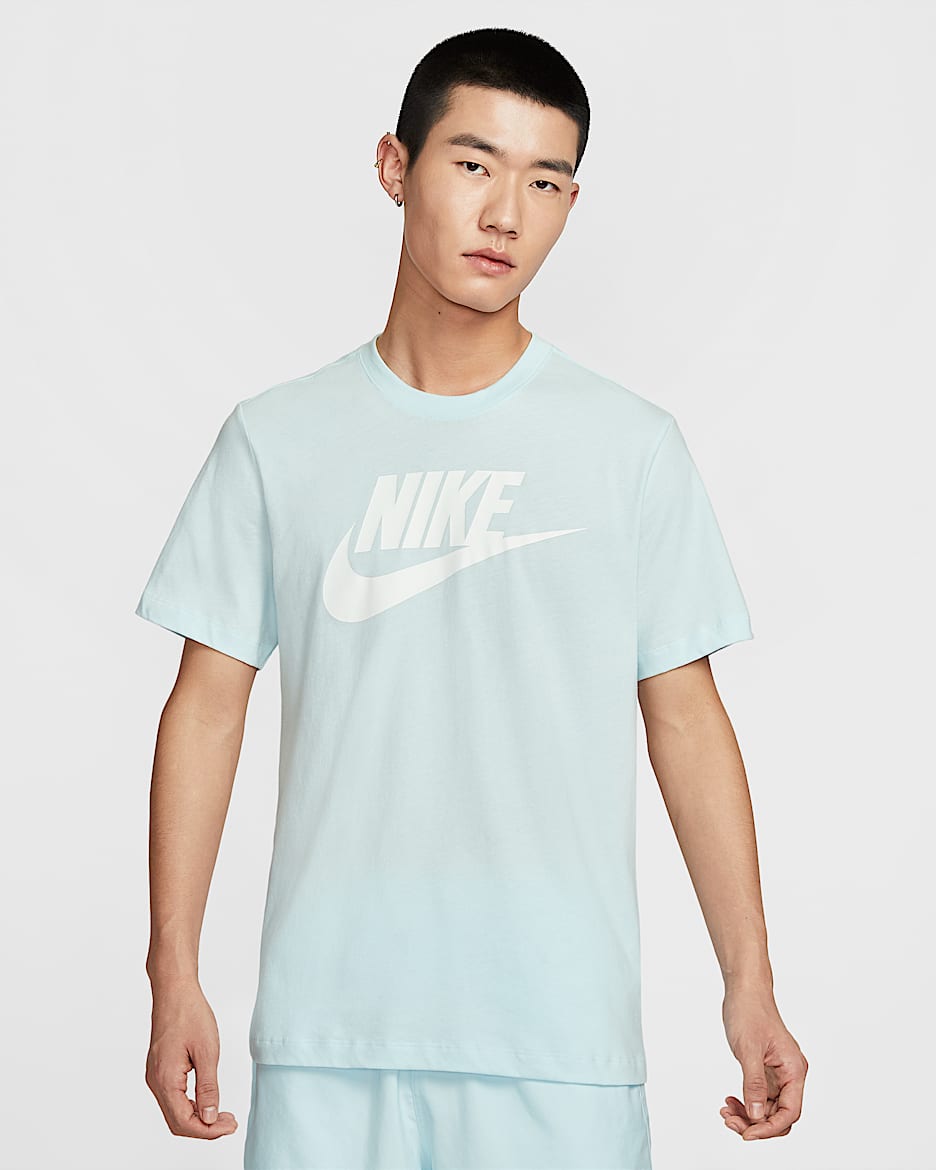 Nike Sportswear 男子T恤 - 冰川蓝