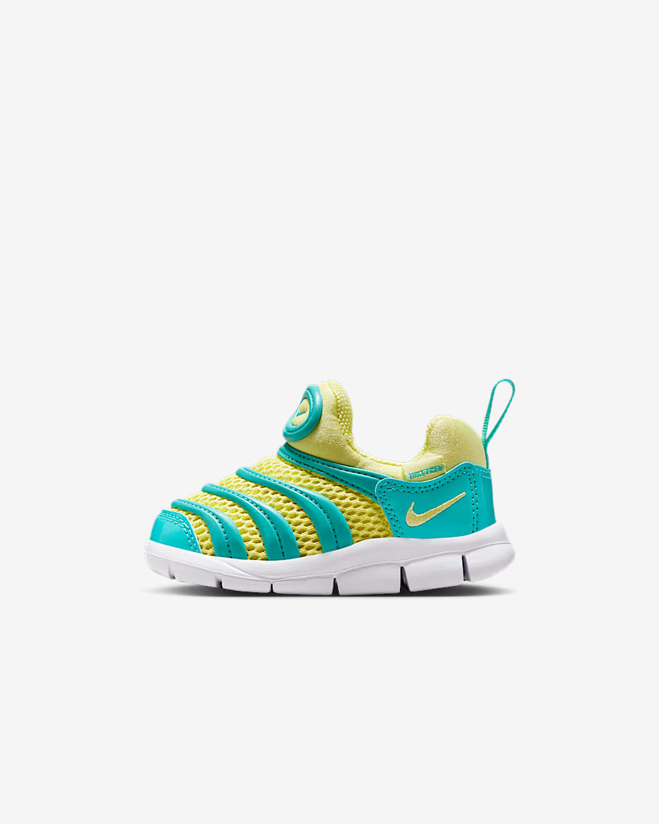 Nike Dynamo Free 耐克毛毛虫婴童运动鞋 - 仙人掌绿/白色/亮石灰色
