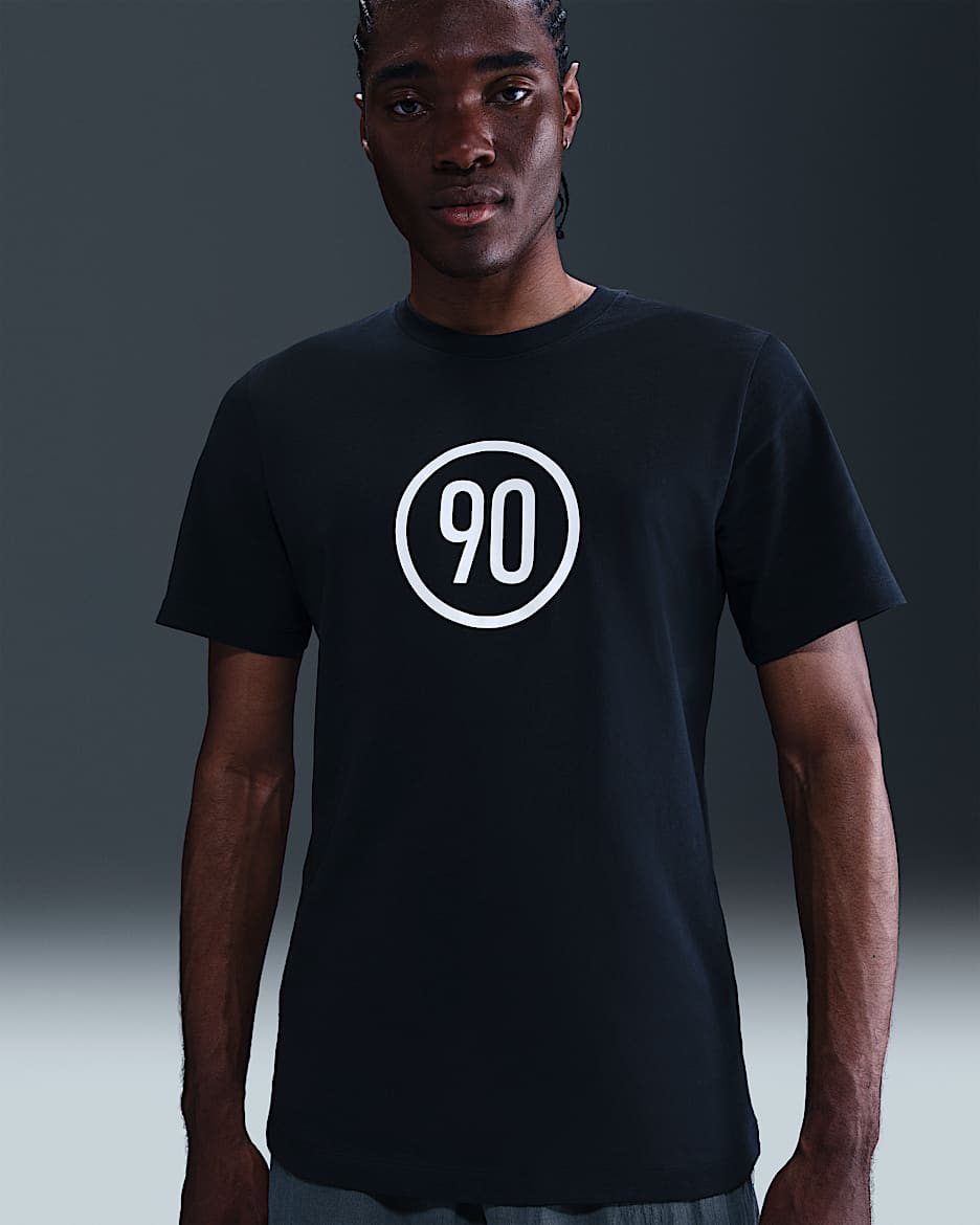 Nike Total 90 男子足球T恤 - 黑