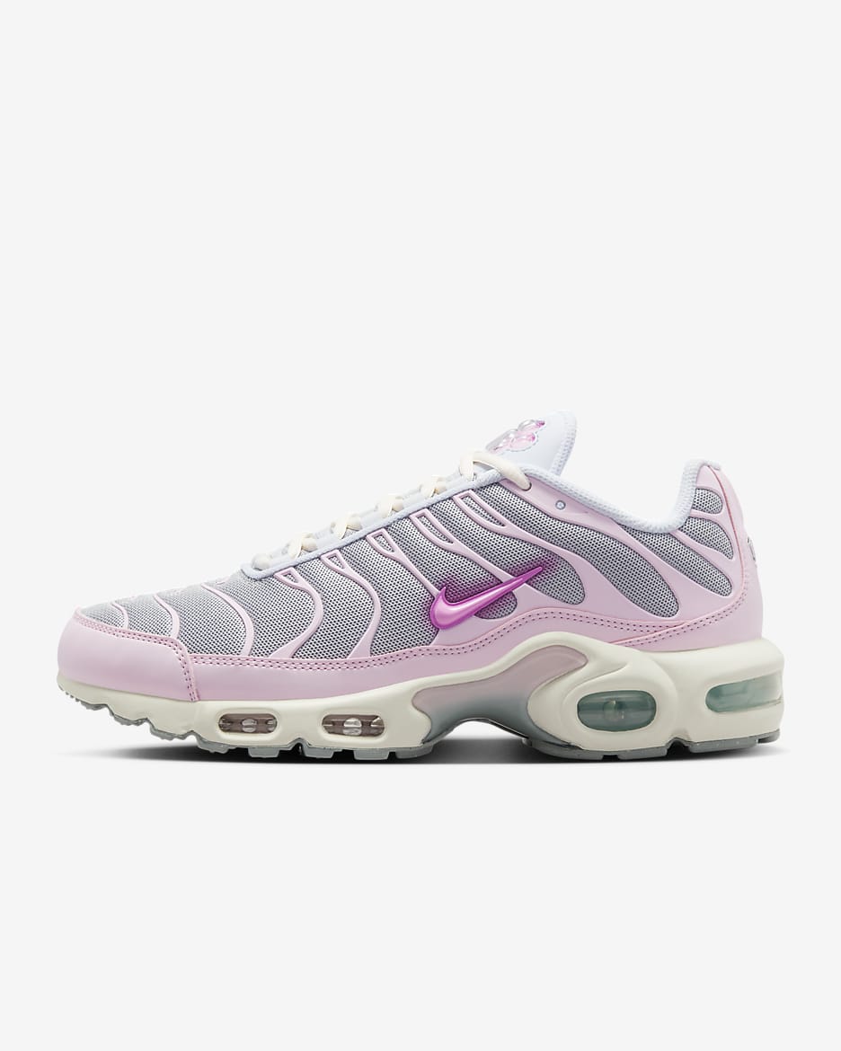 Nike Air Max Plus 女子运动鞋 - 足球灰/白色/泡沫粉/俏皮粉