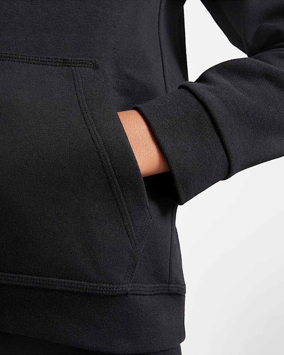 Nike Sportswear 大童(男孩)套头连帽衫 - 黑