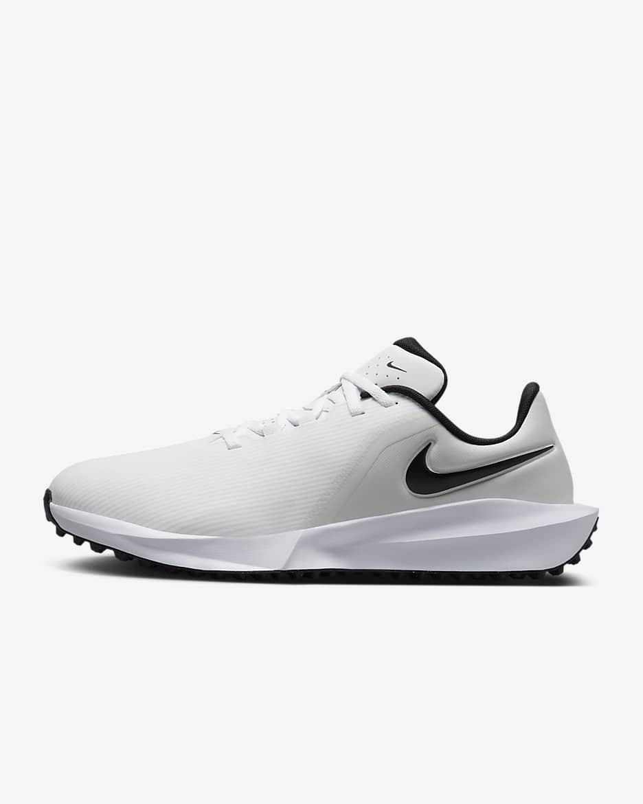 Nike Infinity G NN (W) 男/女高尔夫球鞋（宽版） - 白色/白金色/黑