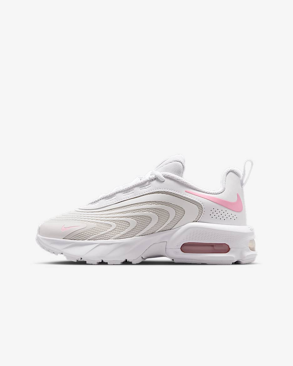 Nike Air Max Fire 大童运动鞋 - 浅银灰/白色/中柔粉