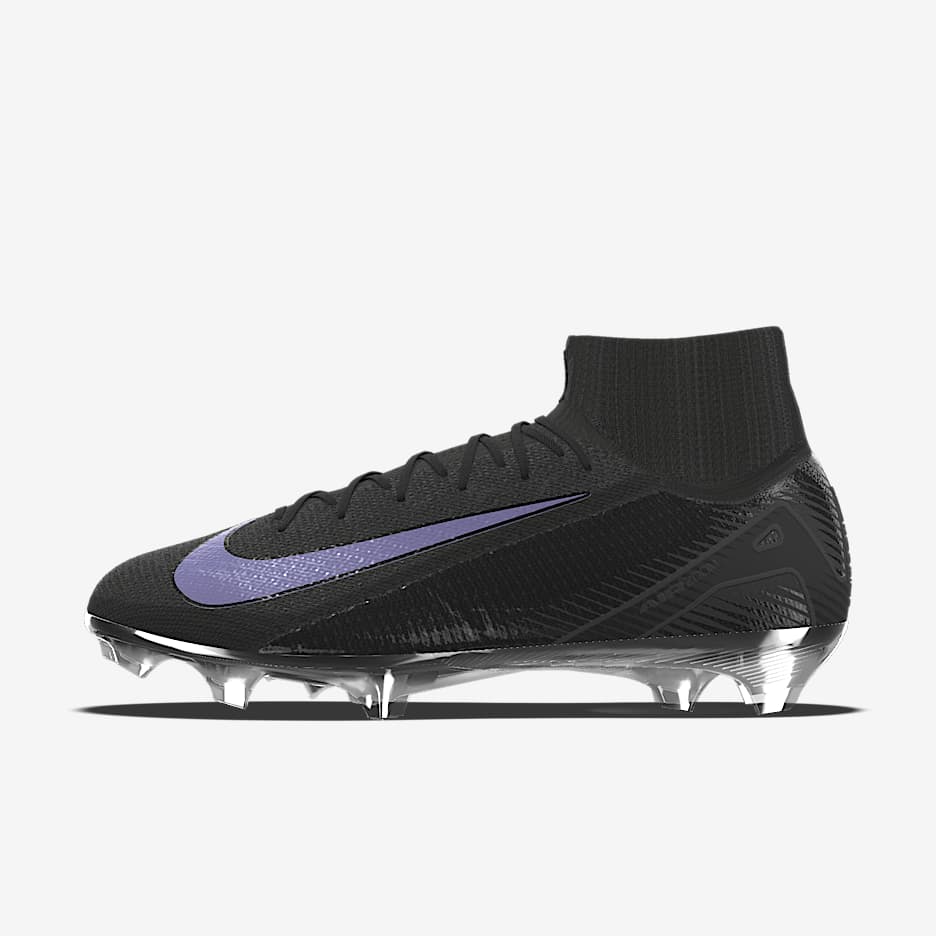 Nike Mercurial Superfly 10 Elite By You 耐克刺客系列专属定制天然硬质草地高帮足球鞋 - 宝石绿/仙人掌绿/宝石绿