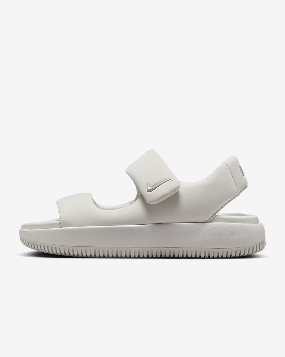 Nike Calm Sandal 女子亲肤蓬松面包凉鞋 - 浅骨色/浅骨色/浅骨色