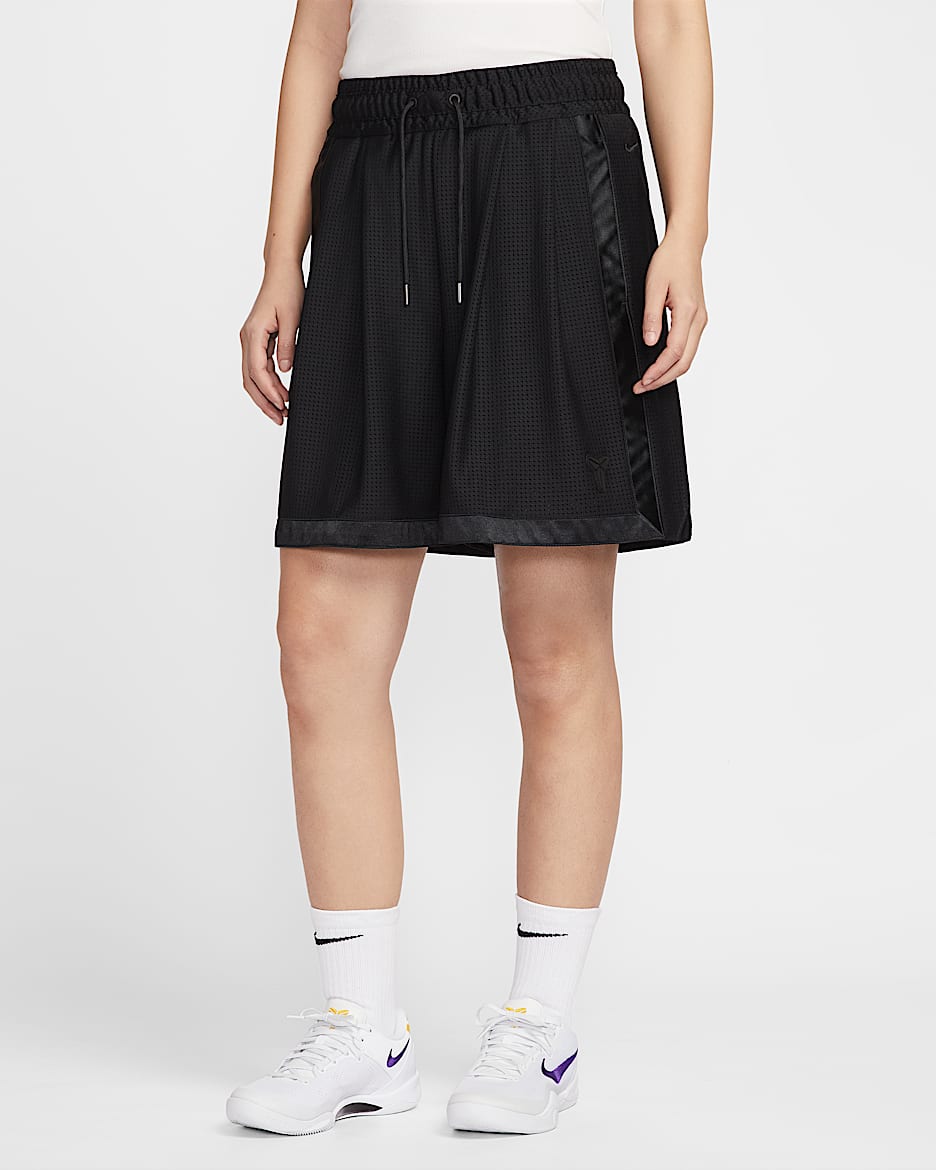 Kobe 全明星科比女子速干篮球短裤 - 黑/黑