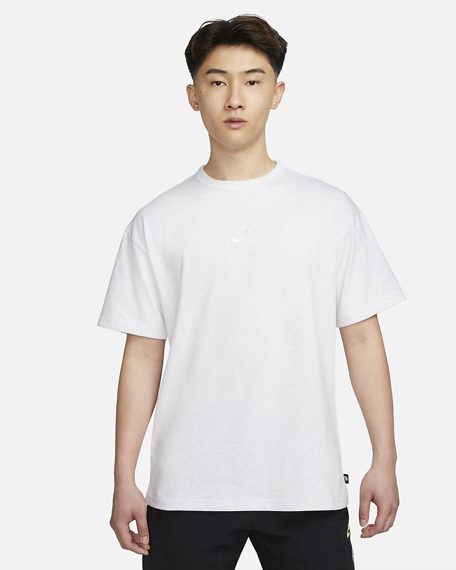 Nike Sportswear Premium Essentials 男子厚实棉料宽松舒适纯棉T恤 - 调色桦树色