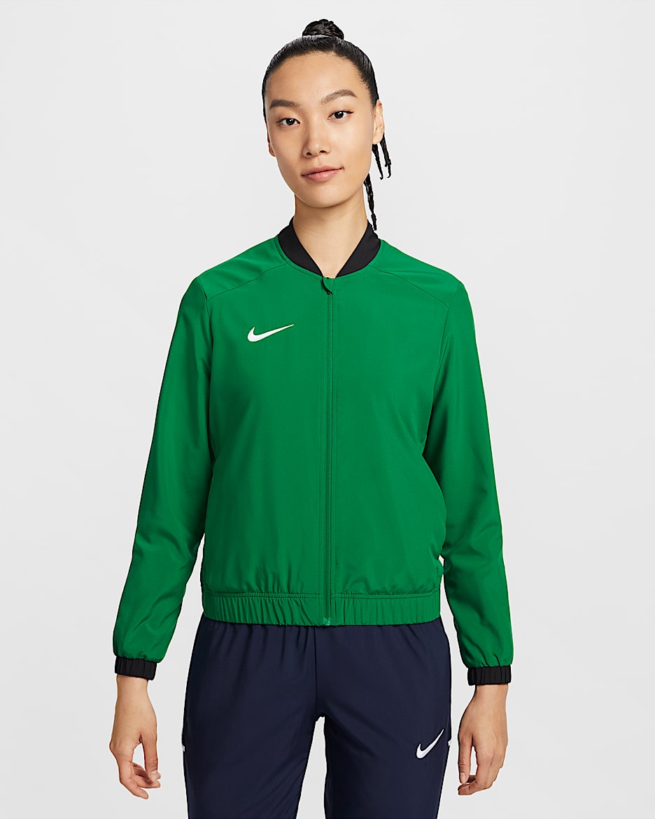 Nike Dri-FIT 女子学院风速干运动夹克 - 松绿