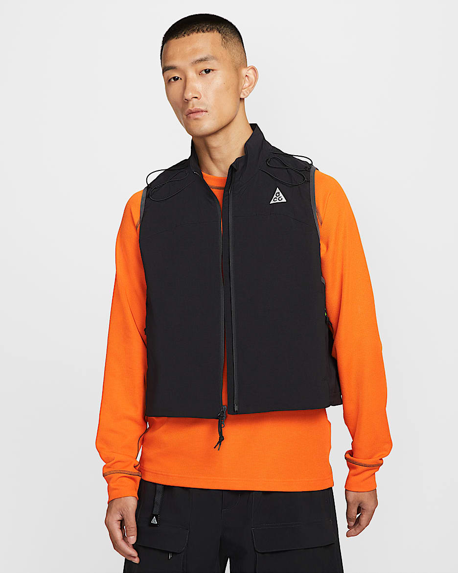 Nike ACG "Death Bloom" 男子马甲 - 黑/煤黑/山峰白