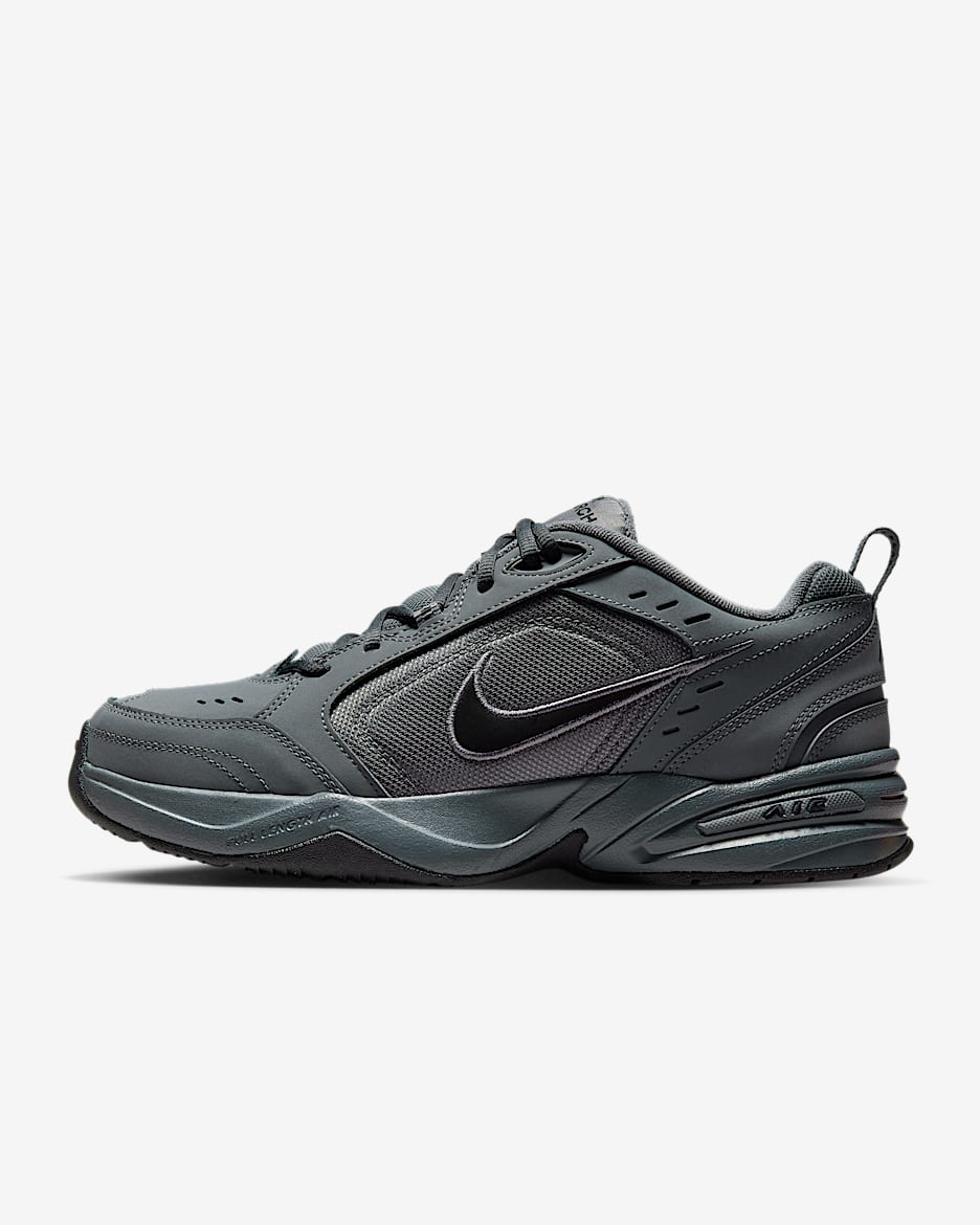 Nike Air Monarch IV 复古训练鞋老爹鞋 - 暗灰/黑