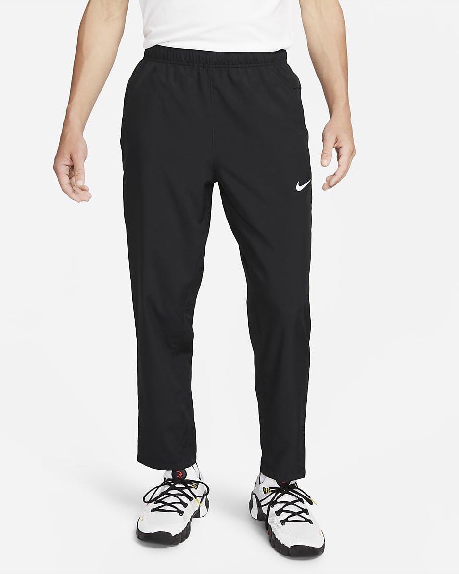 Nike Form Dri-FIT 男子百搭直筒版型透气速干长裤 - 黑/黑