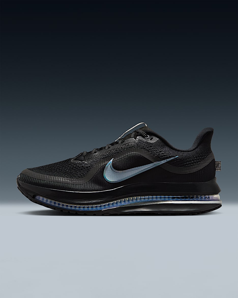 Nike Pegasus Premium 耐克顶级飞马男子公路跑步鞋 - 黑/金属银/黑