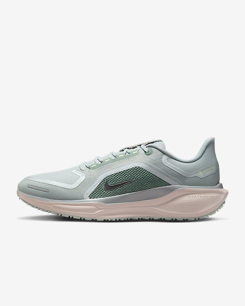 Nike Pegasus 41 GORE-TEX 耐克飞马男子防水公路跑步鞋 - 浮石灰/白金色/砂岩灰粉/金属银