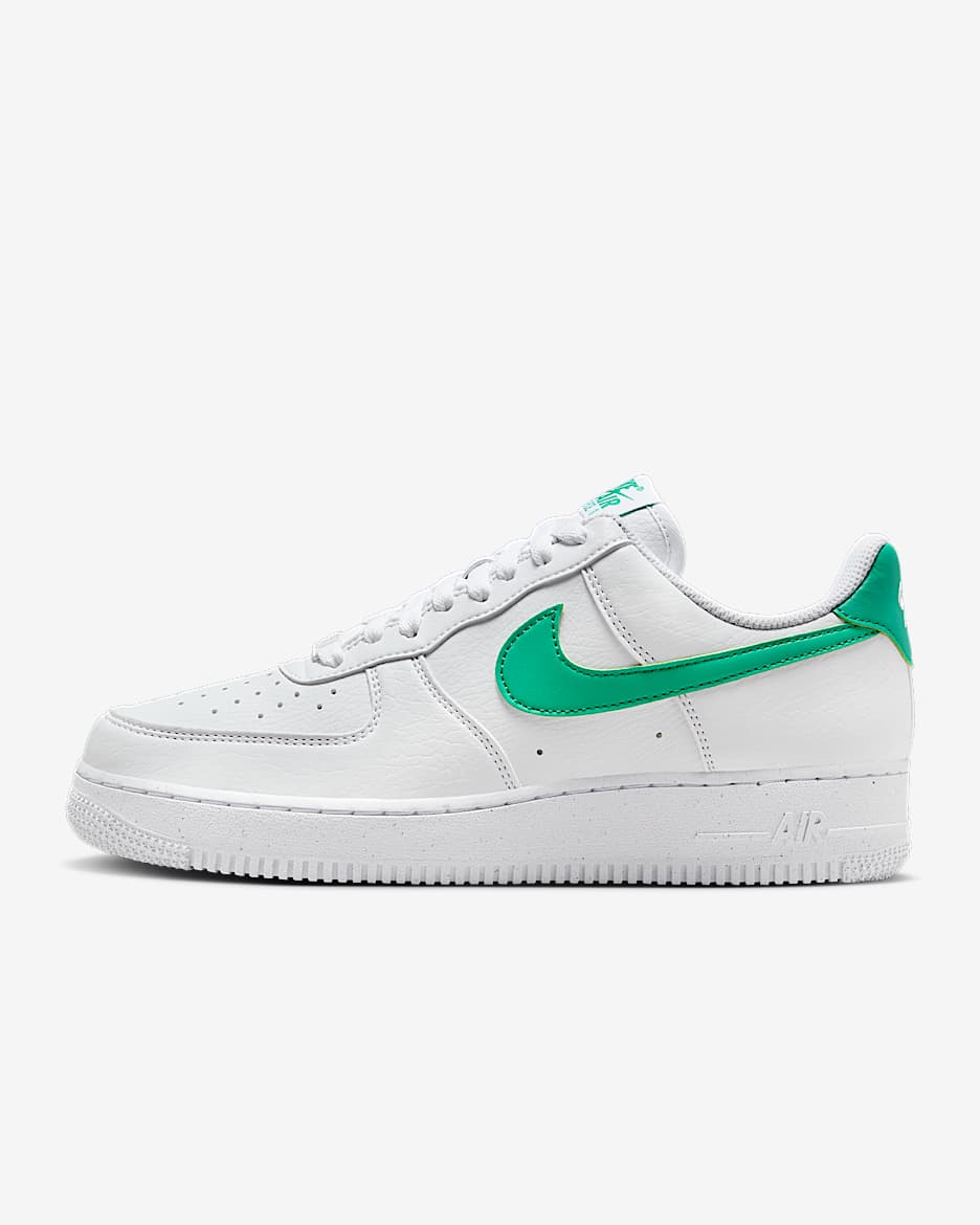 Nike Air Force 1 '07 Next Nature 女子空军一号运动鞋 - 白色/体育场绿