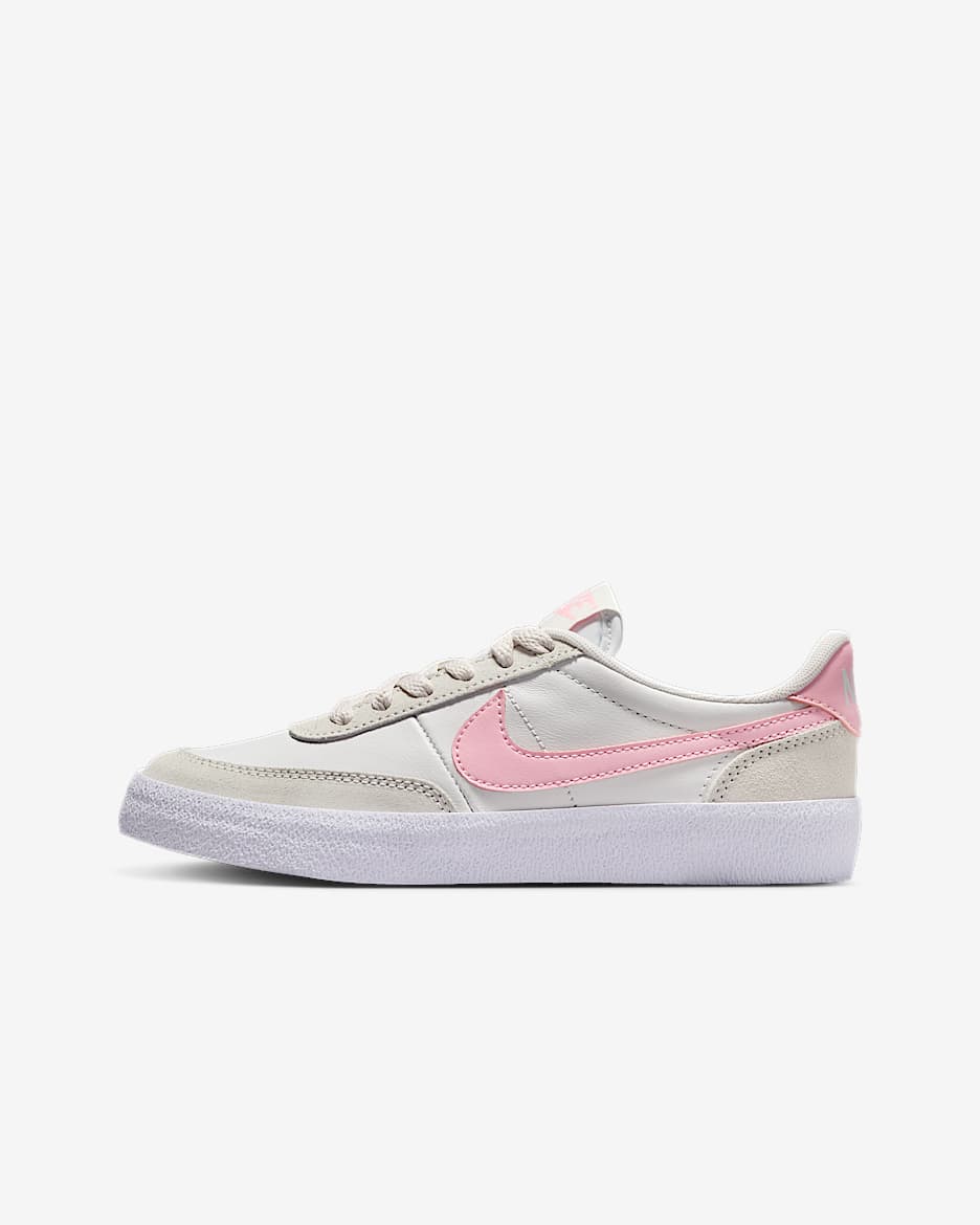 Nike Killshot 2 大童薄底运动鞋 - 山峰白/浅银灰/中柔粉