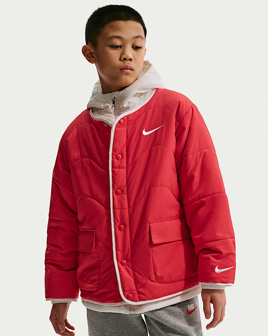 Nike 马年限定脱缰系列新年款大童保暖夹克 - 大学红