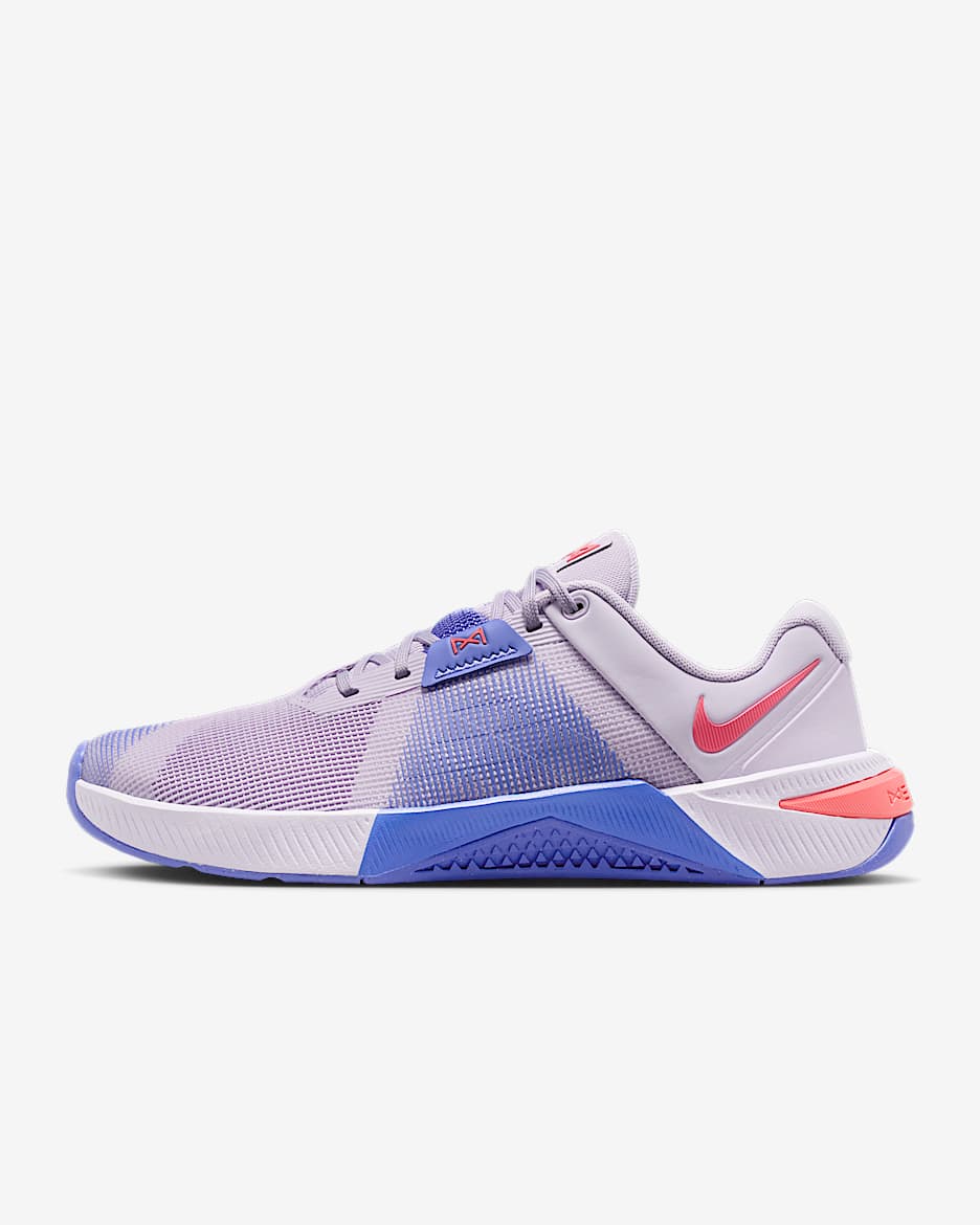Nike Metcon 10 女子训练鞋 - 薄雾紫/宝石蓝/珊瑚红