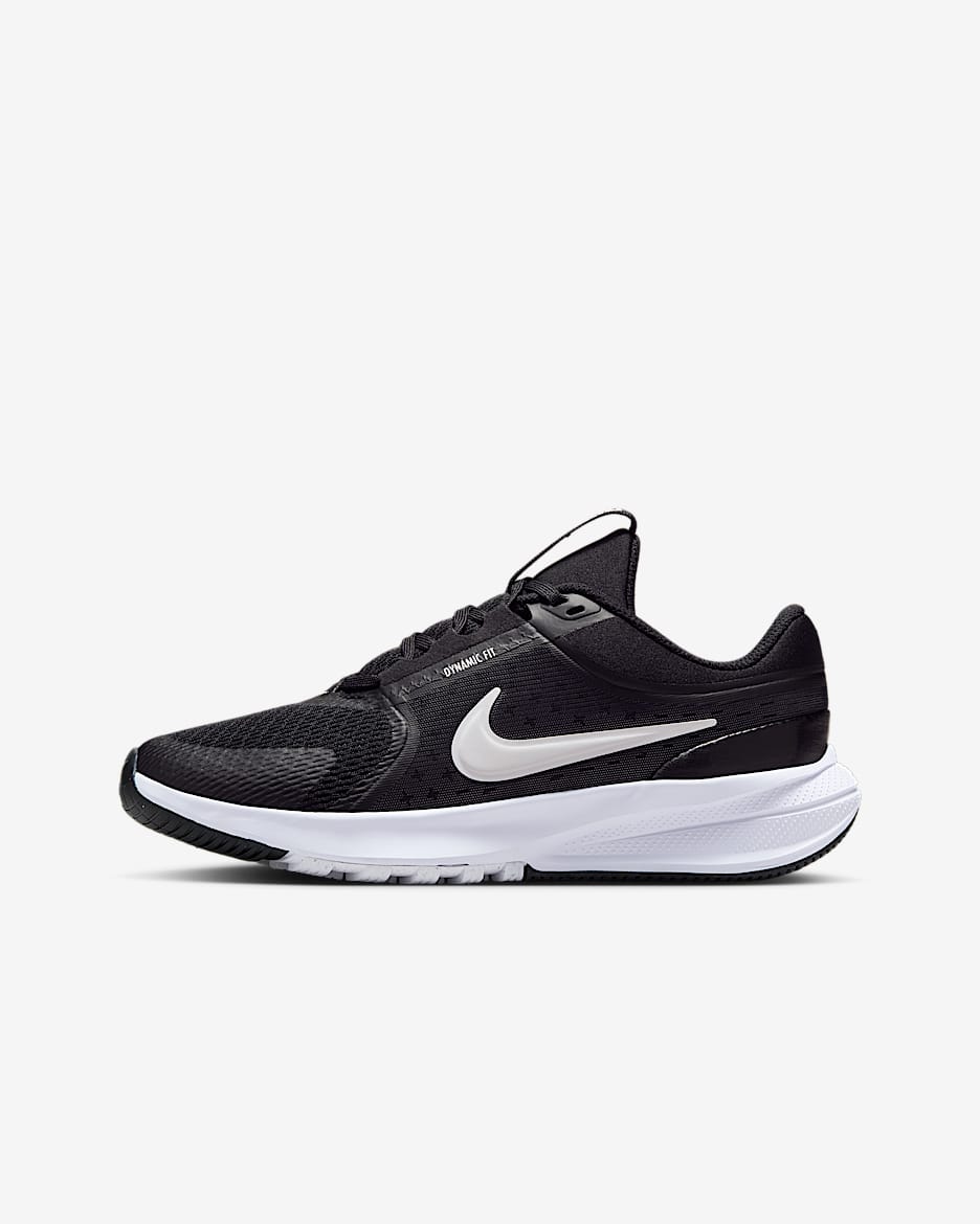 Nike Star Runner 5 耐克摘星号大童跑步鞋 - 黑/白色/山峰白/白色