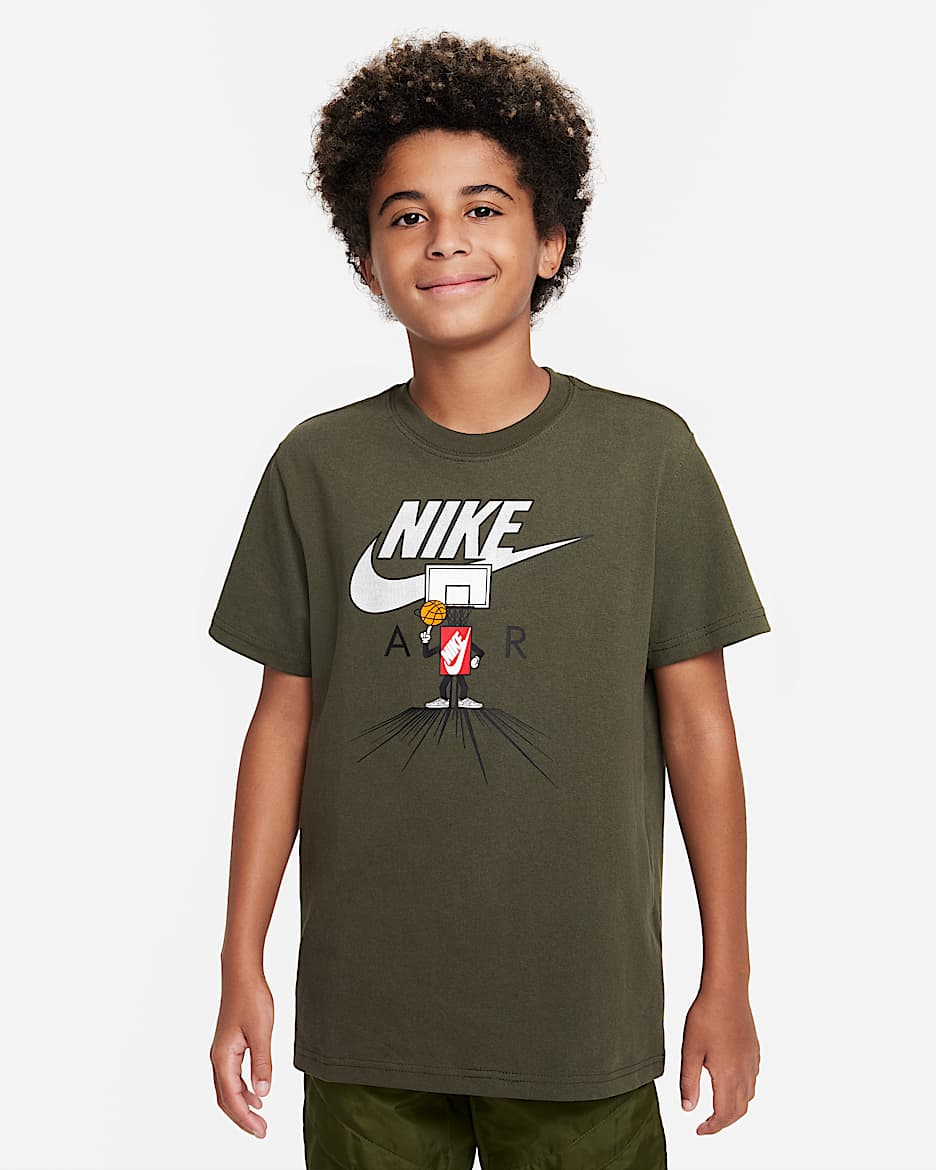 Nike Sportswear 大童T恤 - 军裤卡其