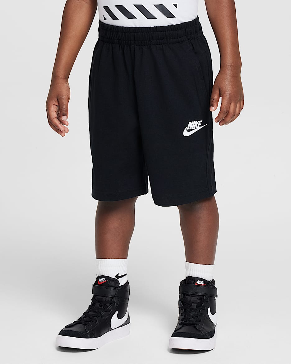 Nike 幼童针织短裤 - 黑