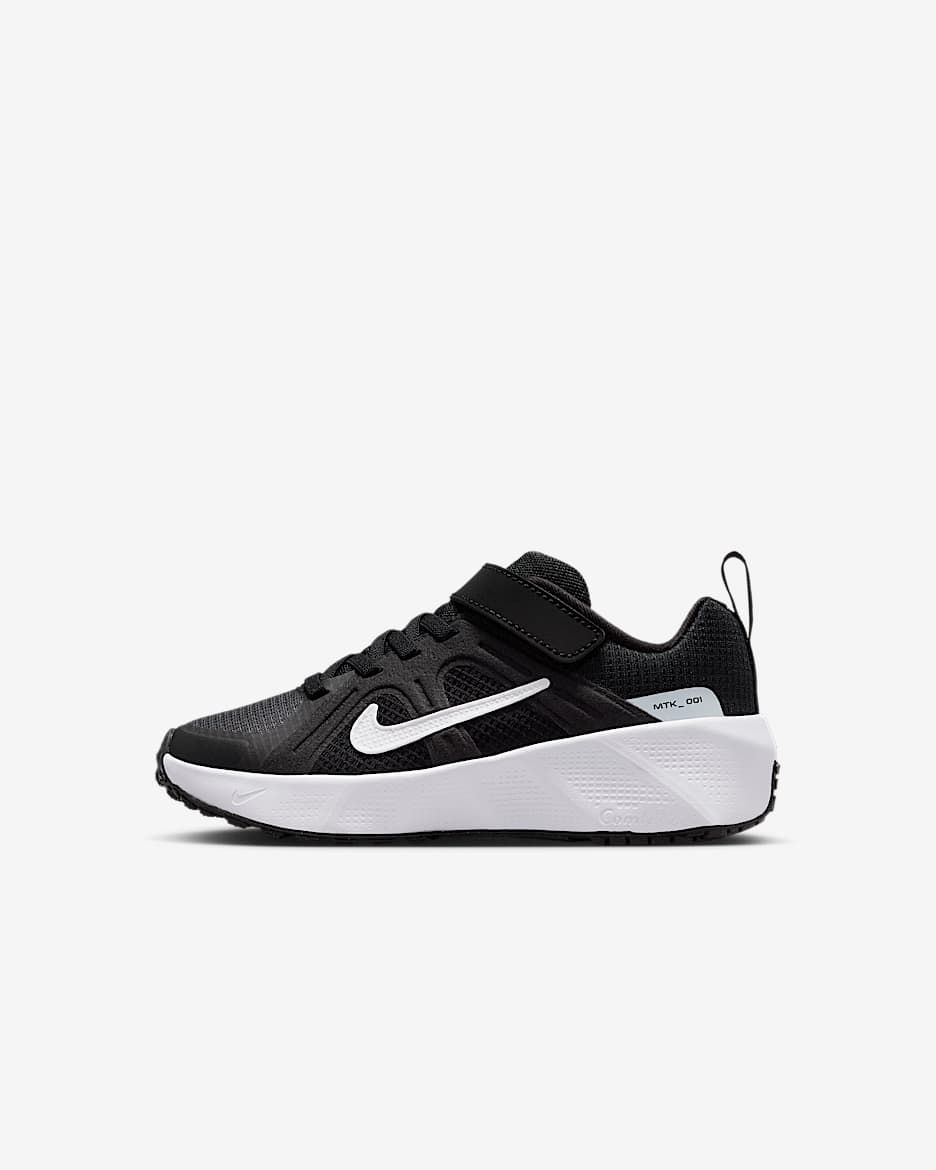 Nike Metro TEK 幼童运动鞋 - 黑/煤黑/冰川蓝/白色