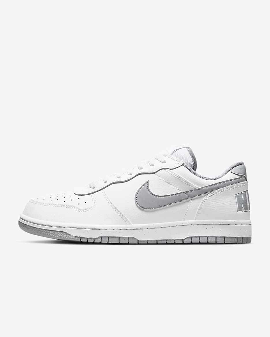 Nike Big Low 男子运动鞋 - 白色/狼灰
