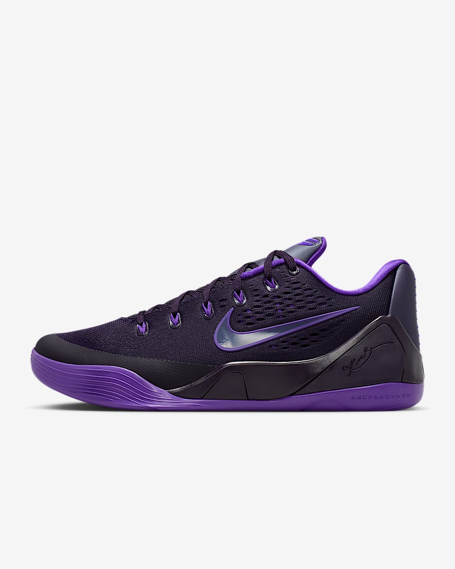 Kobe IX Elite Low EM Protro 科比男/女篮球鞋 - 王朝紫/沙紫/热情紫