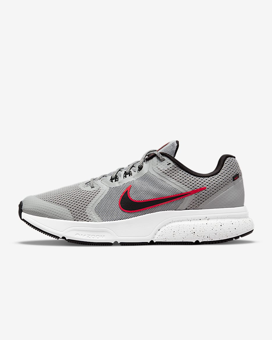 Nike Span 4 男子公路跑步鞋 - 浅烟灰/暗烟灰/白色/黑