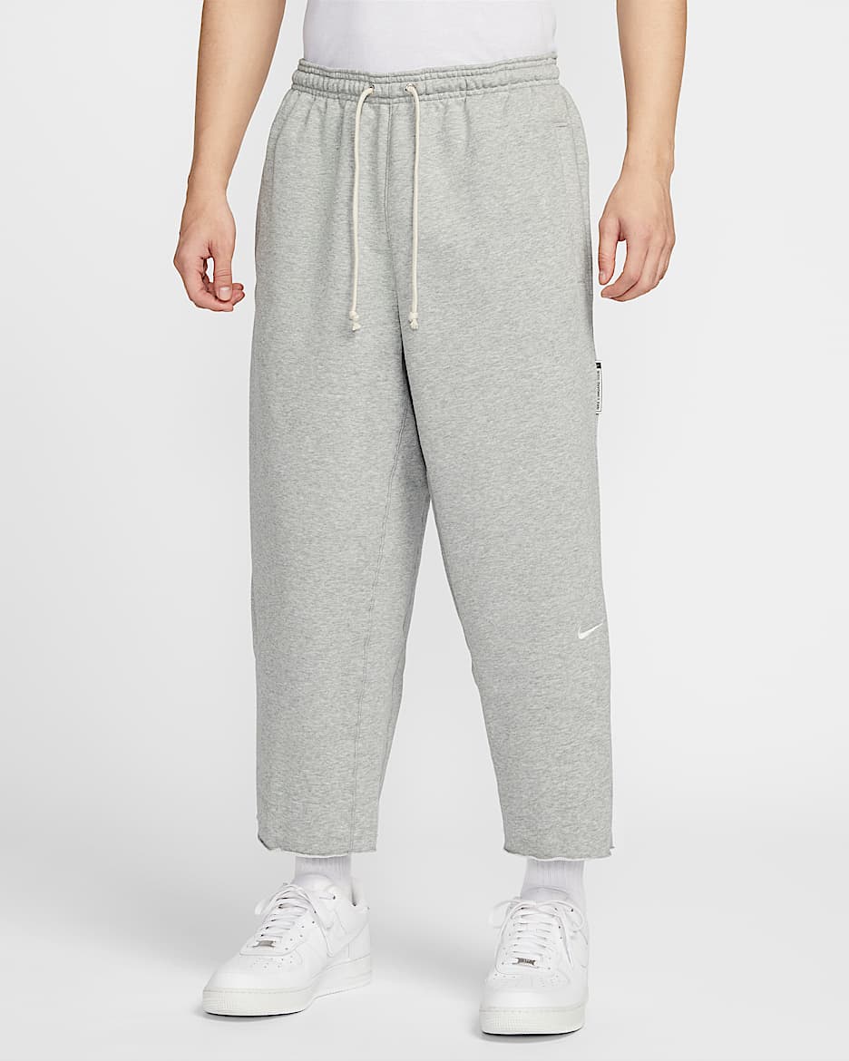 Nike Standard Issue Dri-FIT 男子速干篮球九分裤 - 调色暗灰/淡象牙白