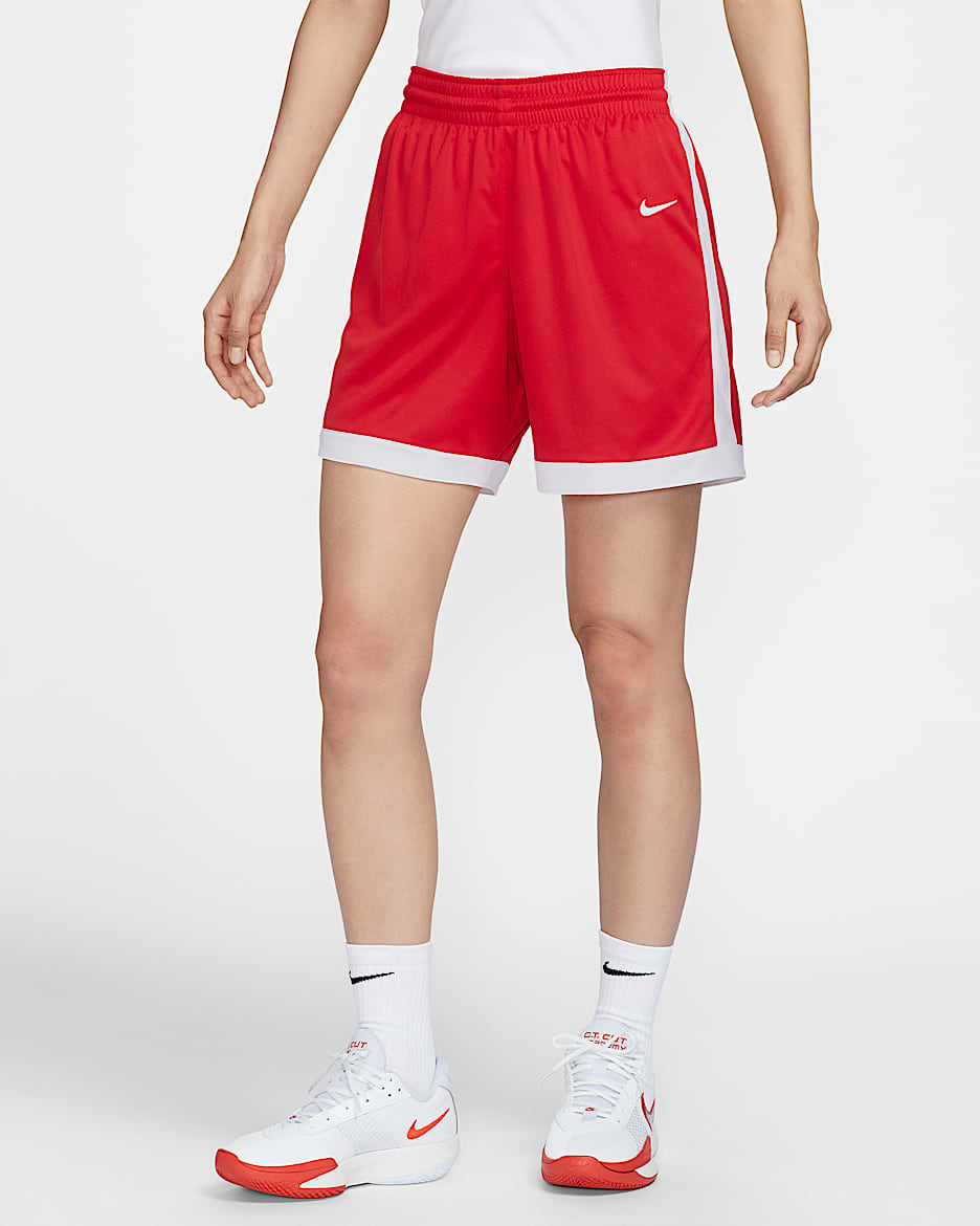 Nike Dri-FIT Elite 2 女子速干短裤 - 大学红/白色/白色