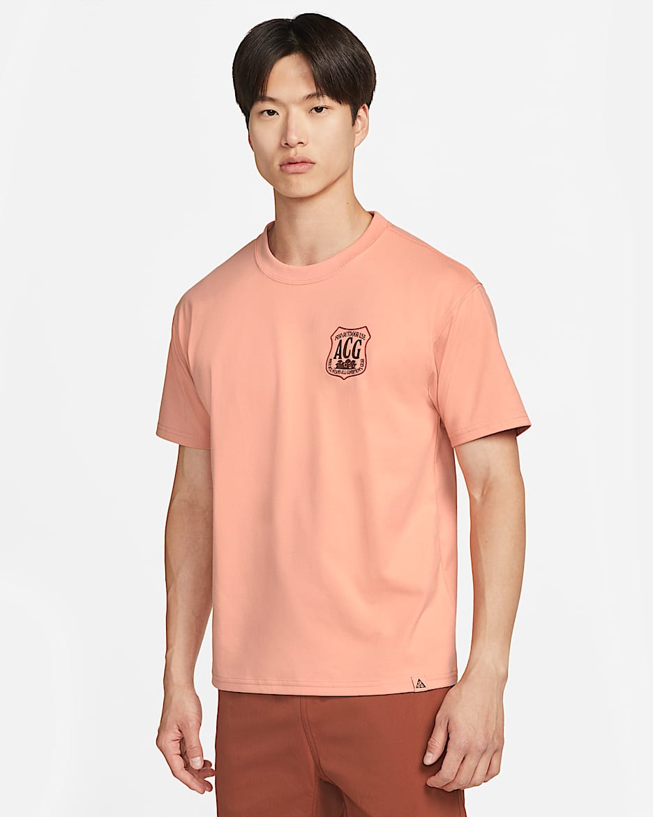 Nike ACG 男子T恤 - 浅茜草根褐