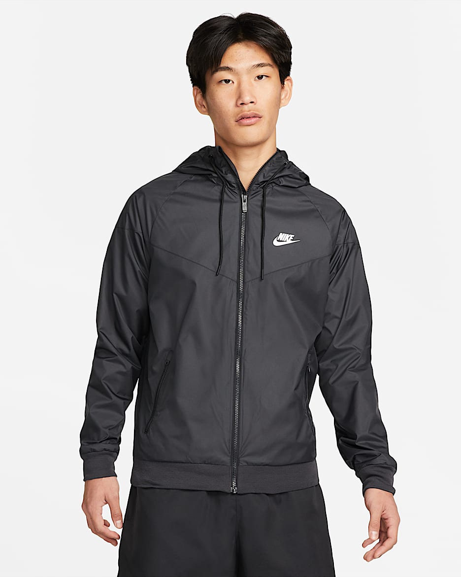 Nike Sportswear Windrunner 男子夹克 - 黑/黑/黑/白色