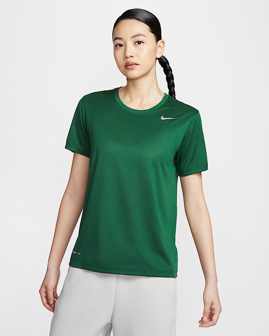 Nike Team Legend 女子速干T恤 - 峡谷绿