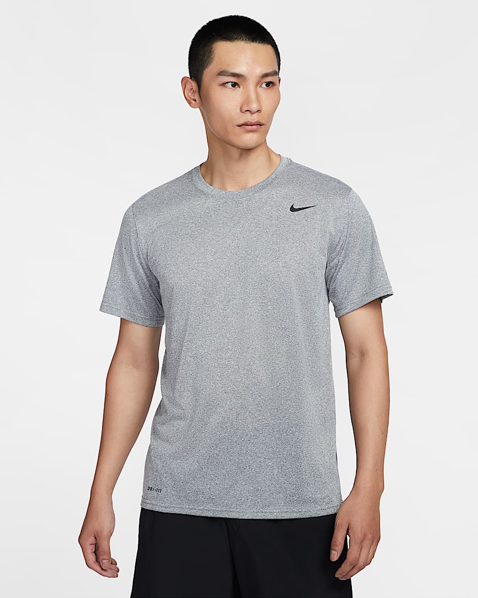 Nike Dri-FIT Legend 男子速干短袖上衣 - 碳素灰/黑