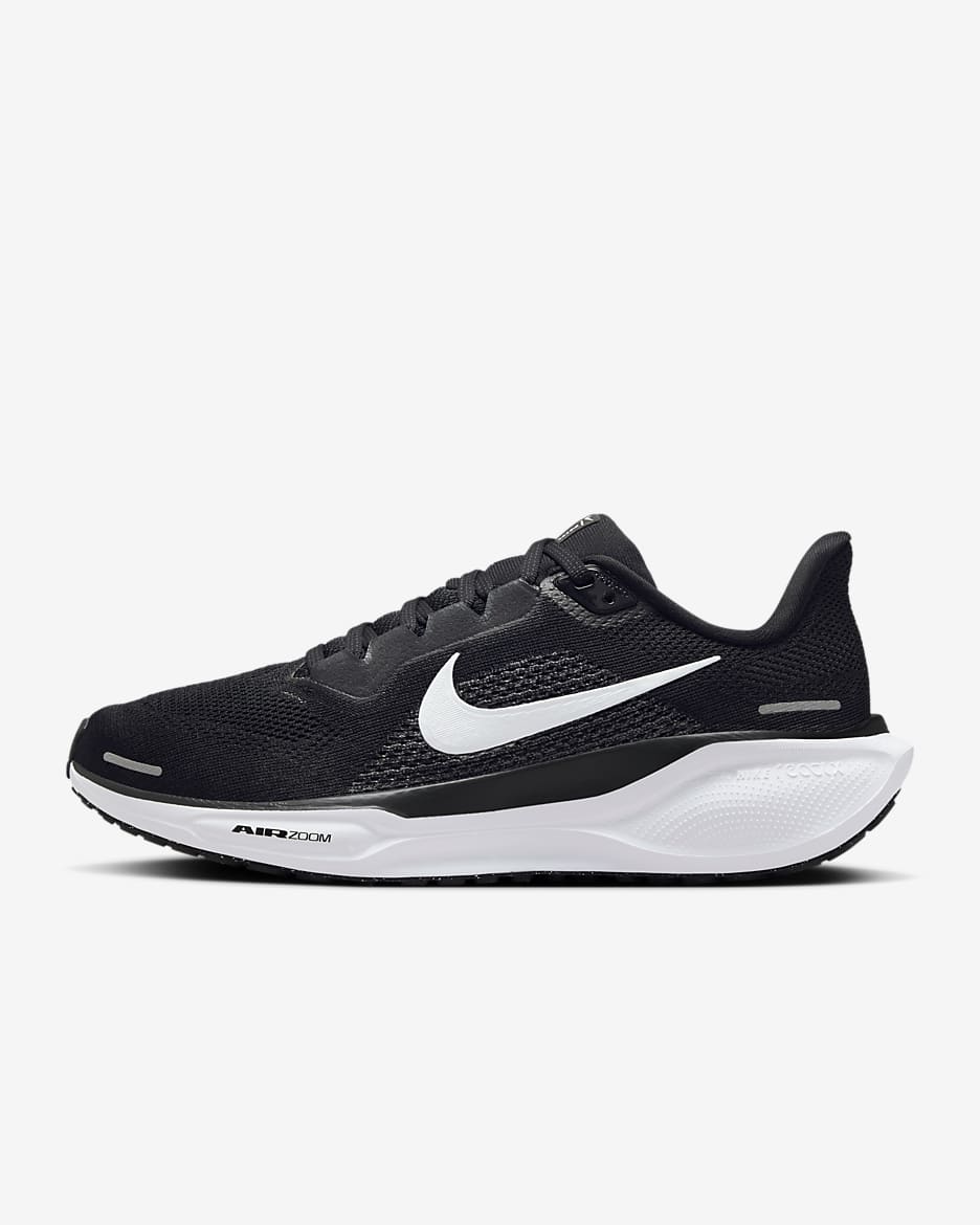 Nike Pegasus 41 耐克飞马女子公路跑步鞋 - 黑/煤黑/白色