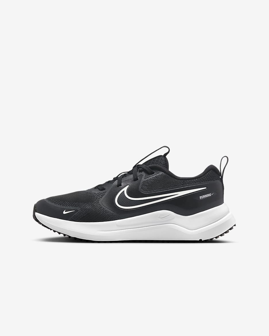 Nike Cosmic Runner 耐克宇宙一号大童公路跑步鞋 - 黑/煤黑/白色