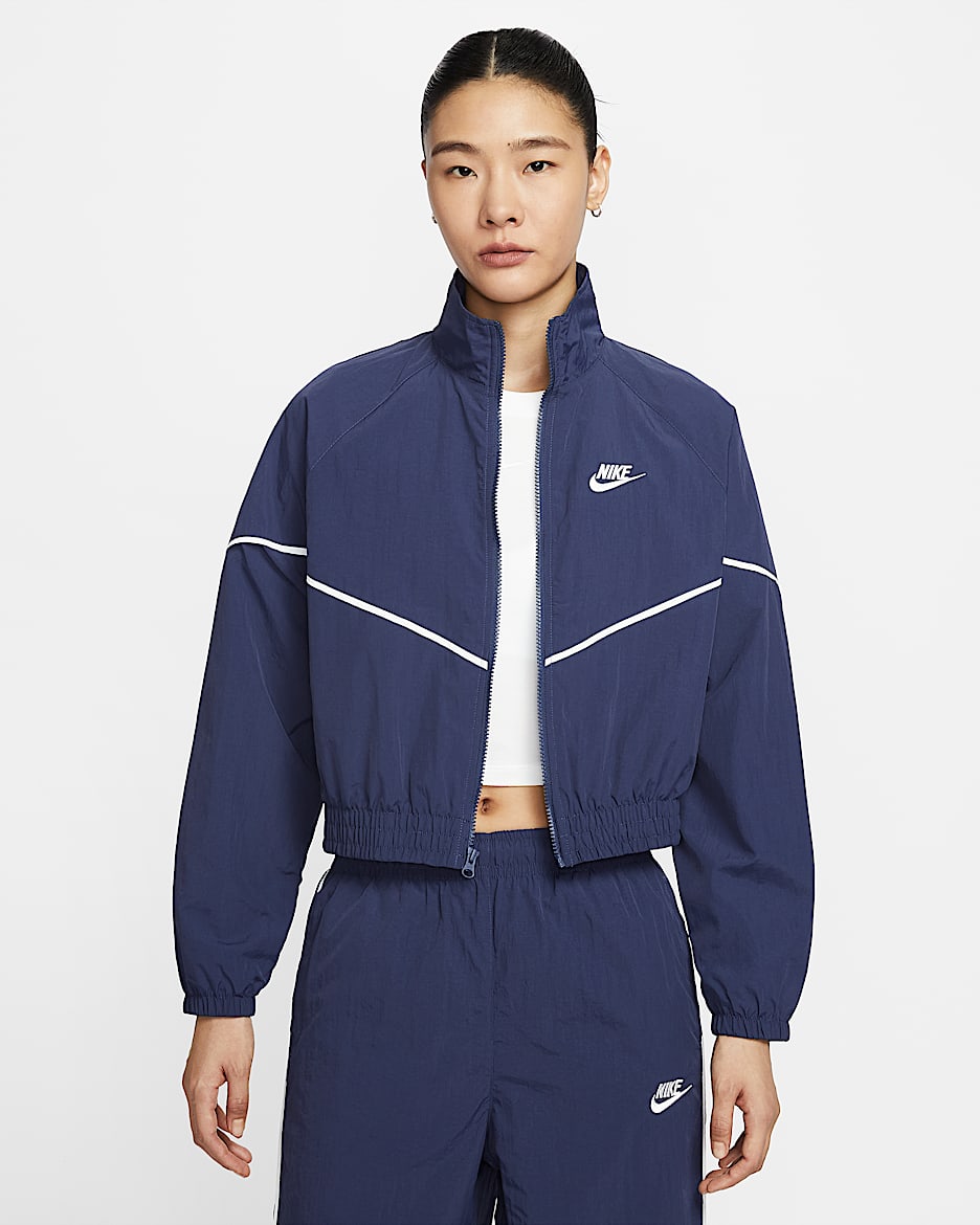Nike Sportswear Windrunner 女子梭织夹克 - 深藏青/帆白/帆白
