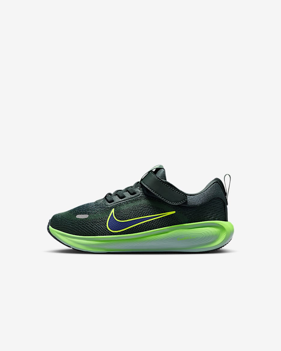 Nike Stellar Ride 幼童运动鞋 - 海藻绿/冷杉绿/大炮灰/沙紫