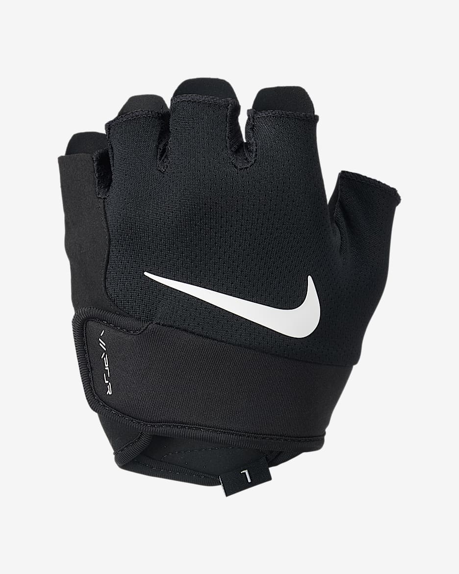 Nike Vapor 男子训练手套（1 副） - 黑/黑/白色