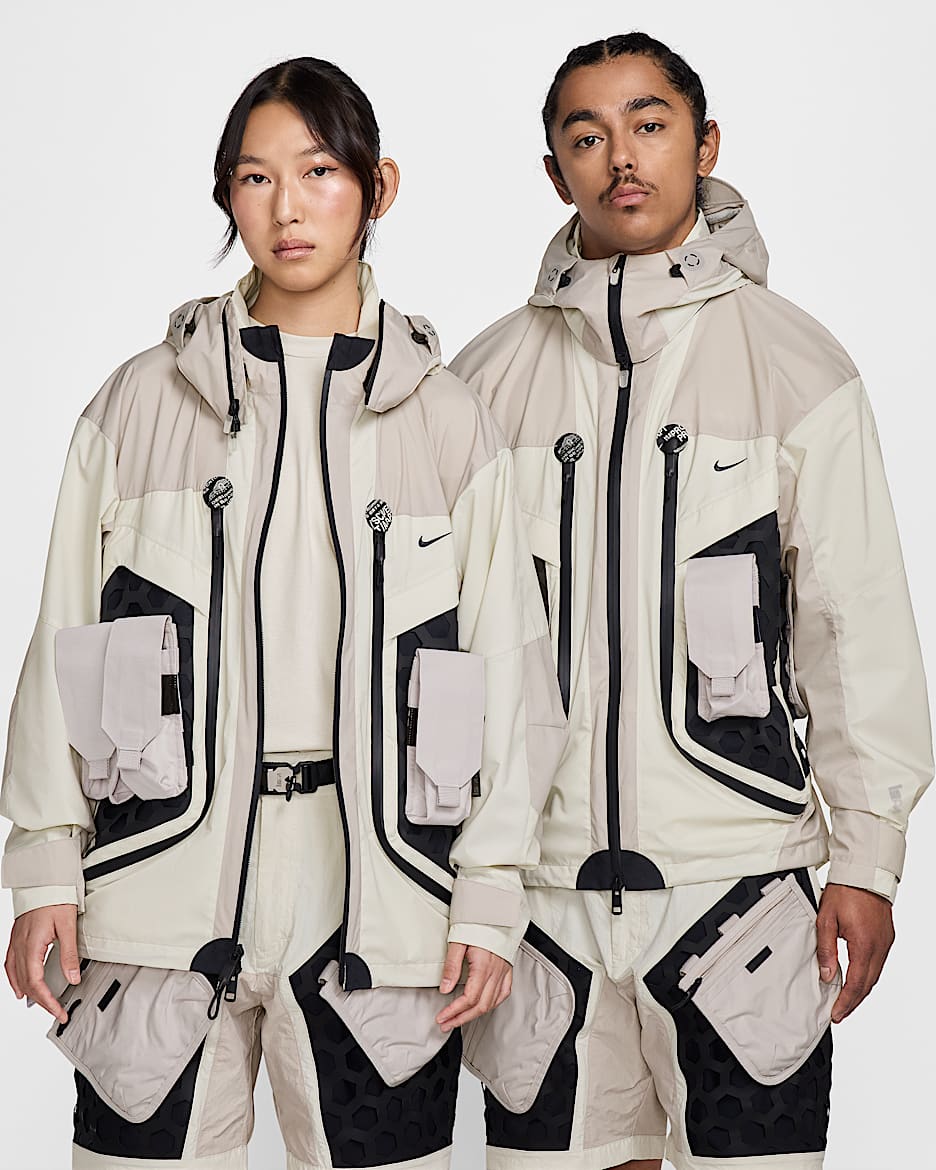 Nike ISPA 男/女夹克 - 浅骨色/温和冷月光/黑