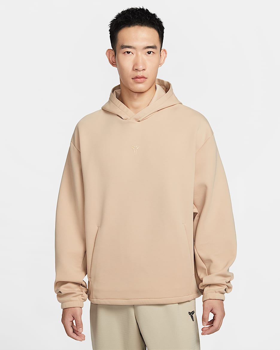 Kobe Nike Dri-FIT 科比男子速干套头篮球连帽衫 - 亚麻/亚麻