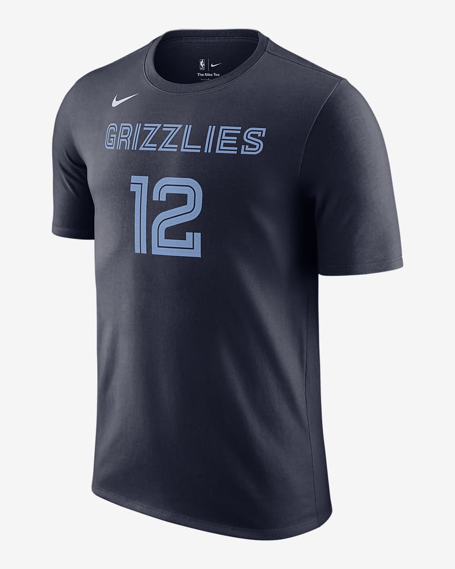 孟菲斯灰熊队 Nike NBA 男子T恤 - 大学深蓝