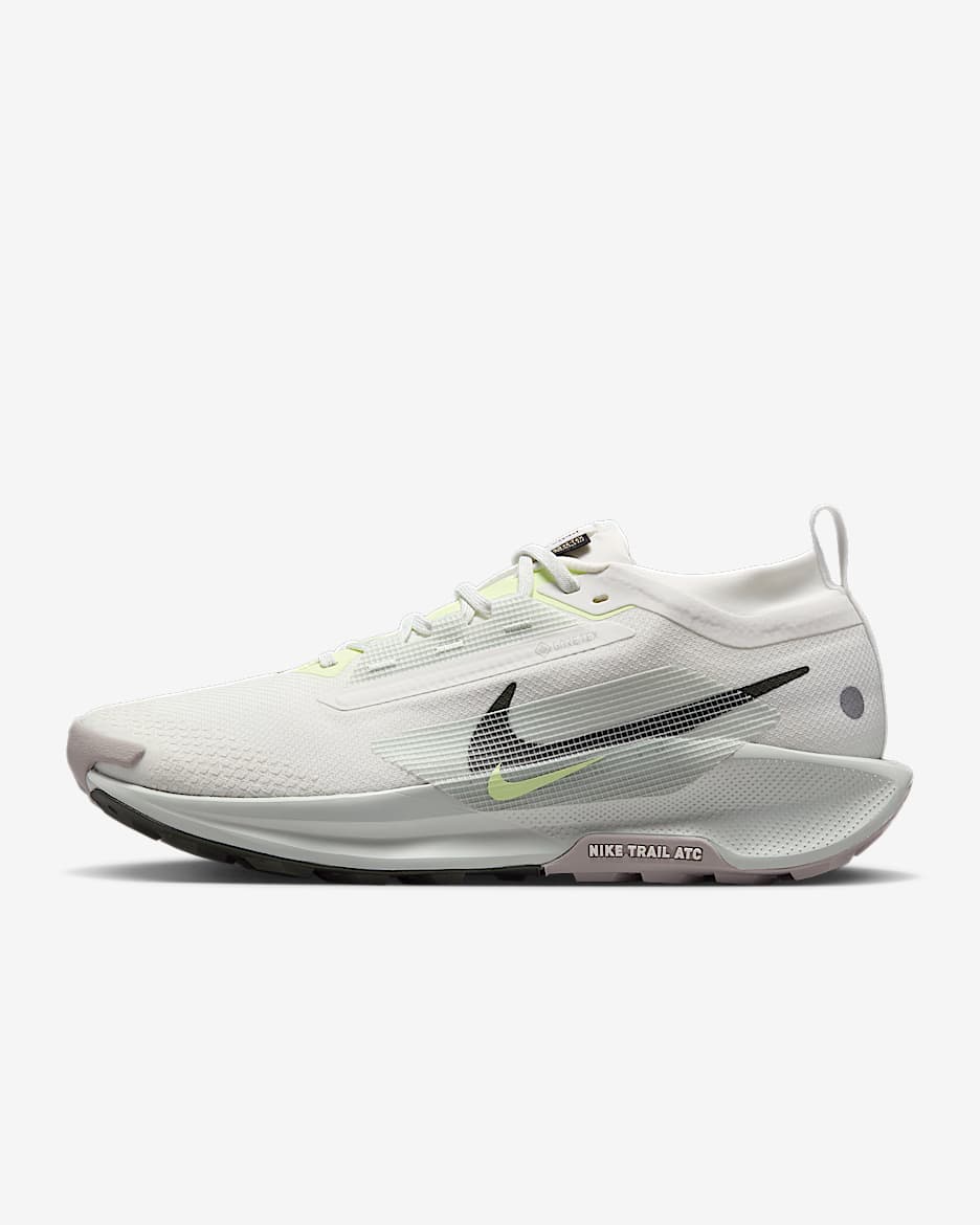 Nike Pegasus Trail 5 GORE-TEX 耐克飞马男子防水越野跑步鞋 - 山峰白/浅银/大学灰/红杉绿